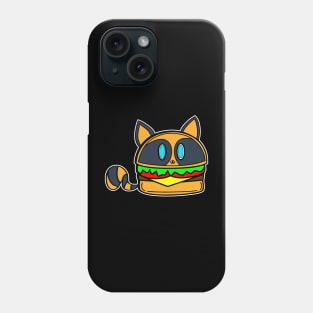 Kawaii Raccoon Cheeseburger Phone Case