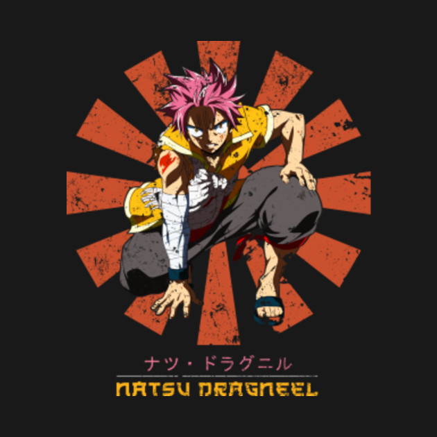 Natsu Dragneel Retro Japanese Fairy Tail