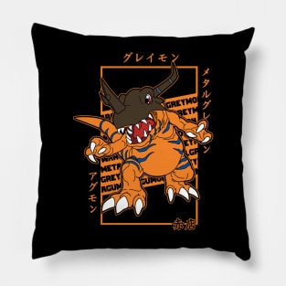 Greymon Pillow