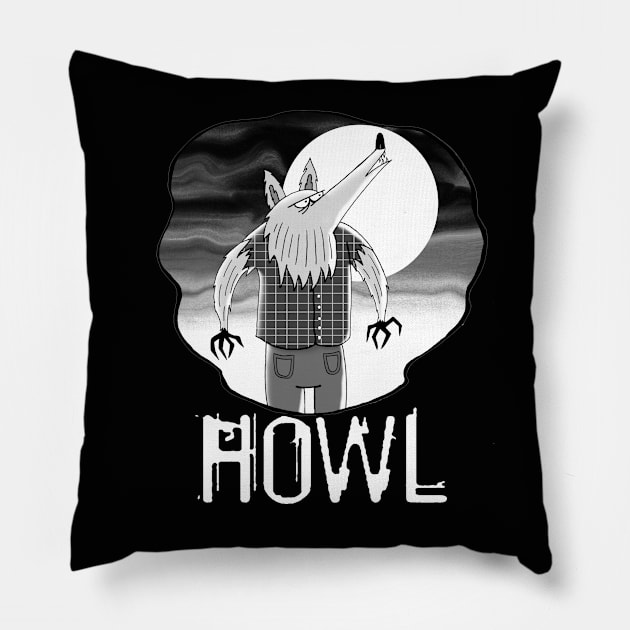 Howl Pillow by Scratch