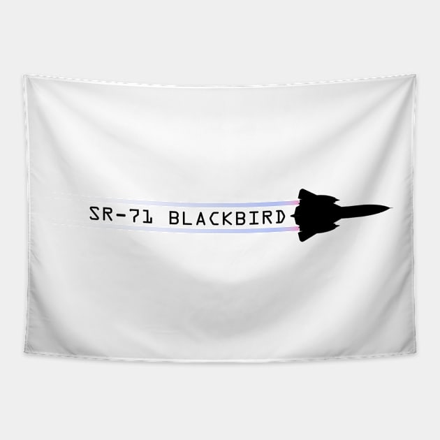 SR-71 BLACKBIRD Tapestry by Greboge Wear