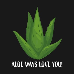 Aloe Vera Garden Plant Floristry Valentines Gift T-Shirt