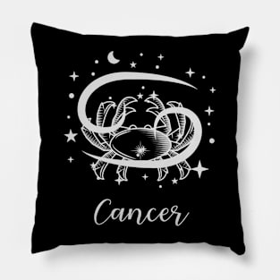 Zodiac Cancer Symbol and sign Pillow