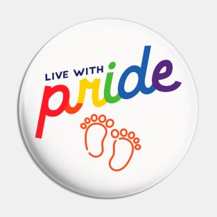 Live with Pride Pin