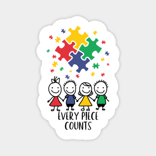 Every Piece Counts Autism Magnet