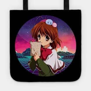 Retro Art Nagisa Clannad Manga Tote