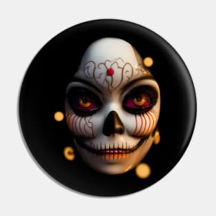 Face of death Pin