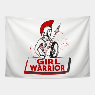 Girl Warrior Tapestry