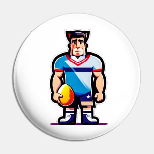 Rugby League Design Pin