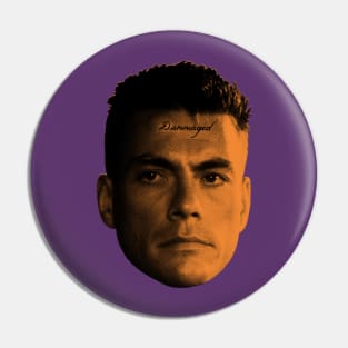 Jean Claude Van Damme "Dammaged" forehead tattoo Pin