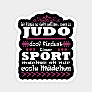 Judo Karate Taekwondo Mädchen Geschenk Magnet