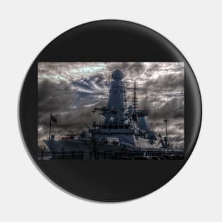 HDR  HMS Dauntless Pin