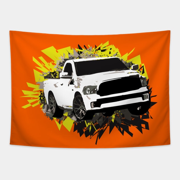 Dodge RAM 1500 pickup Tapestry by mfz