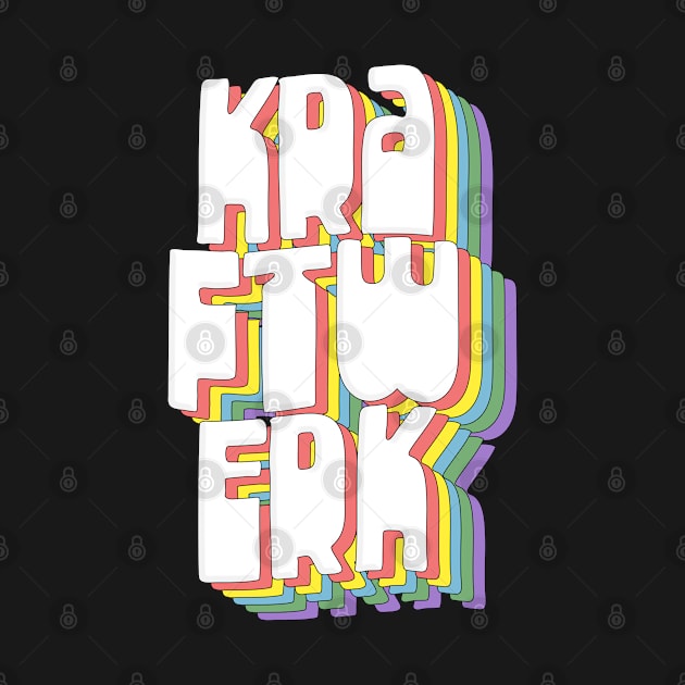 Kraftwerk // Retro Typography Design by DankFutura