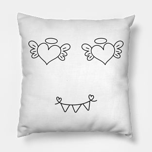 Minimalism - Love smile Pillow