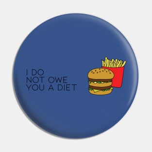 Diet Free Pin