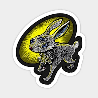 Third Eye Bunny Magnet