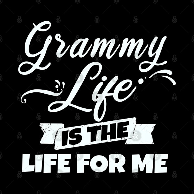 Cute Grammy Life Gift Design Grandmother Grammy Print by Linco