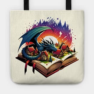 Dragon Fantasy Books Reading is Fun Tote