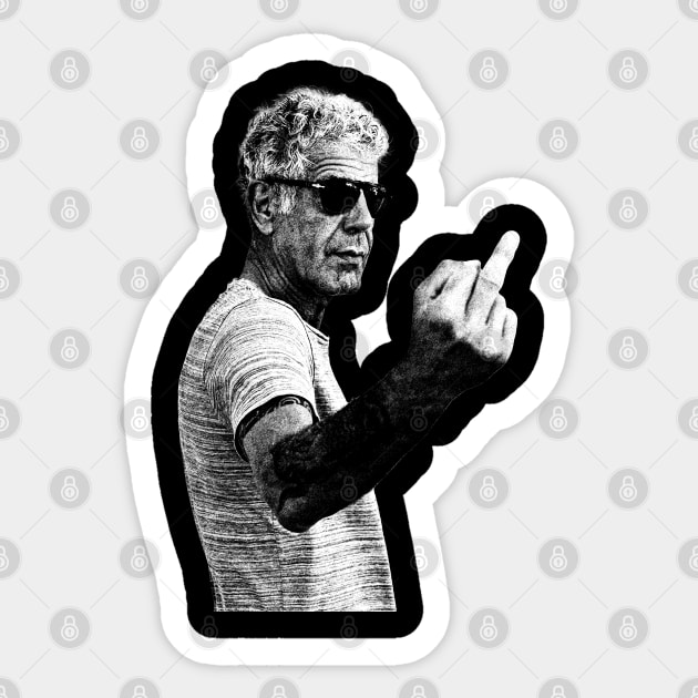 Anthony Bourdain Best Seller Middle Finger