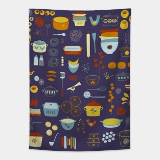 Vintage Kitchen Tapestry