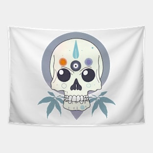 wierd skull Tapestry