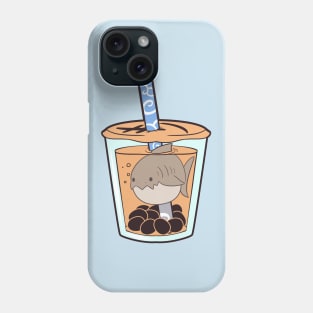 Thai Tea Boba Shark Phone Case