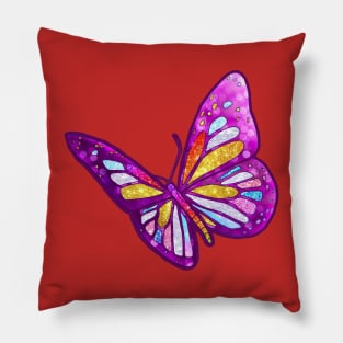 funny butterfly Pillow