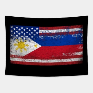 Filipino American Heritage Flag Tapestry