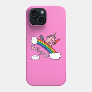 Reading Unicorn Phone Case