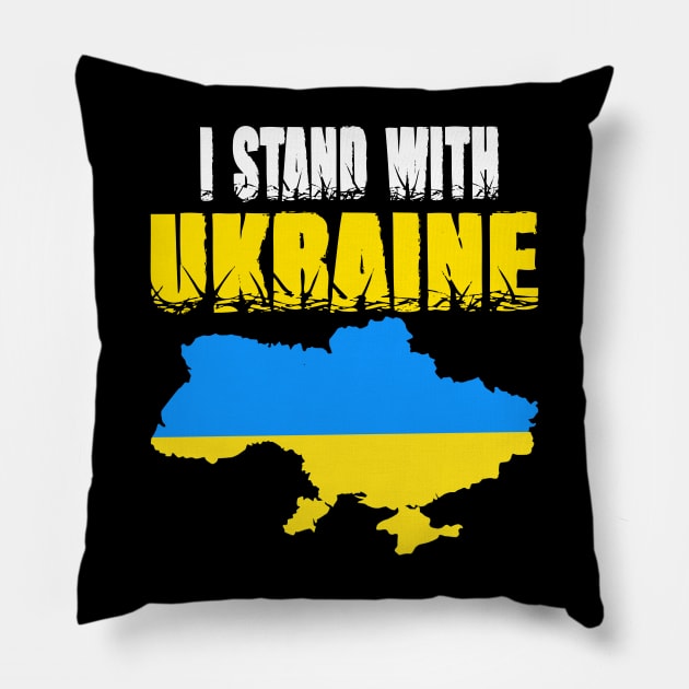 Ukraine trident Ukraine flag Ukrainian flag Ukraine Pillow by Darwish