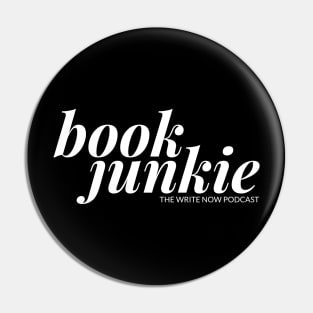 Book Junkie - White Ink Pin