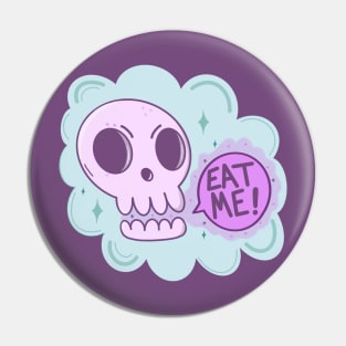 Eat Me Skelly Pin