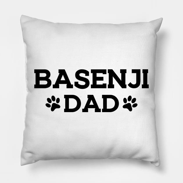 Basenji Dad Pillow by KC Happy Shop