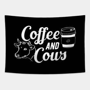 Coffee and cows Tapestry