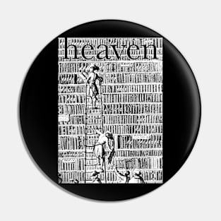 Book Heaven Pin