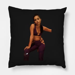 maddy perez with purple Pillow