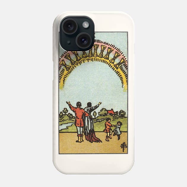 TEN OF CUPS Phone Case by WAITE-SMITH VINTAGE ART