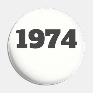 1974 Pin