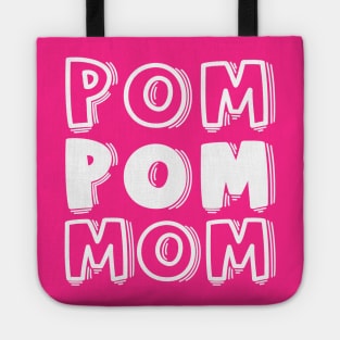 Pom Pom Mom Cheerleader Cheer Mom Cute Funny Tote