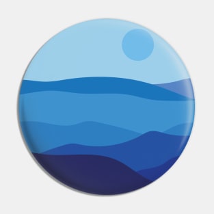 Blue Wave Pin