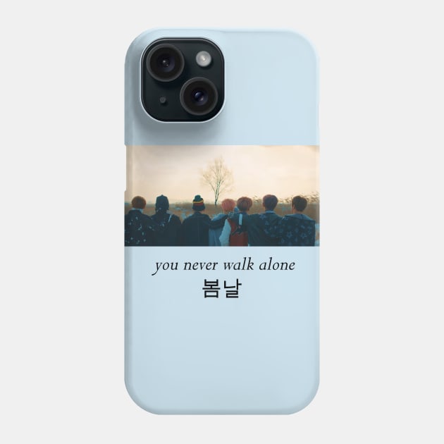 BTS 방탄소년단-Spring Day 봄날-You Never Walk Alone Phone Case by Lhethril