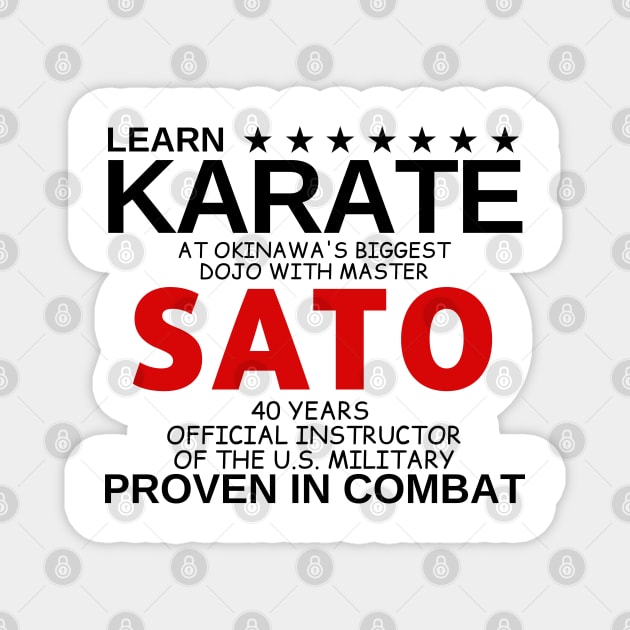 Learn Karate Sato Magnet by deanbeckton