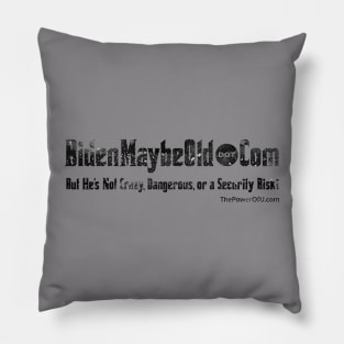 BidenMaybeOld dot Com Pillow