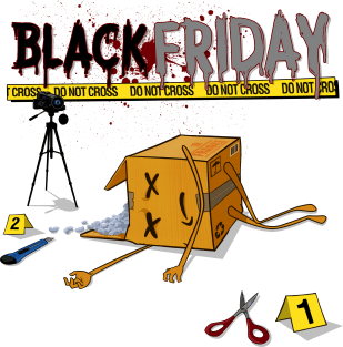 Black Friday - Unboxing Scene Magnet