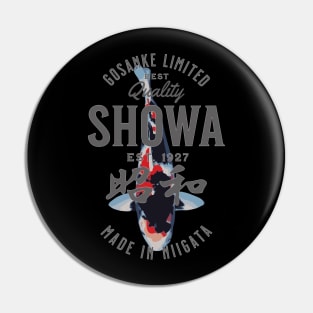 Gosanke Limited Showa Koi Print Pin