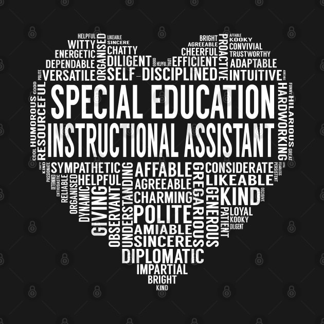 Special Education Instructional Assistant Heart by LotusTee