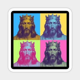 King Jesus No Other Vintage Portrait Magnet