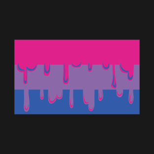 Dripping Bisexual Pride T-Shirt