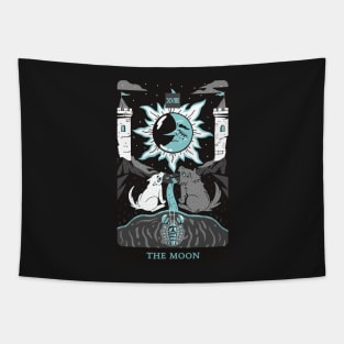 The moon Tarot Card Tapestry